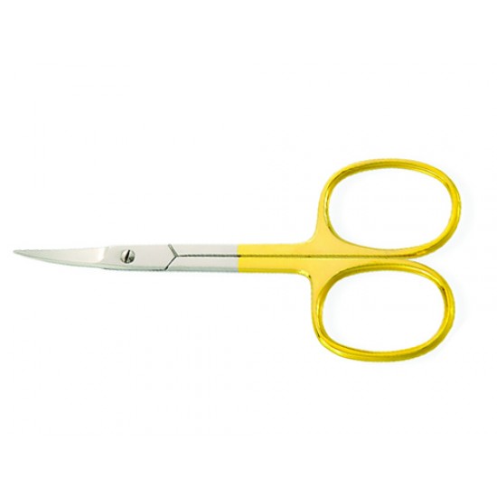 Cuticle Scissors Half Gold Platted